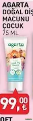 AGARTA DOĞAL DİŞ MACUNU ÇOCUK 75 ML AGARTA DOĞAL DİŞ MACUNU ÇOCUK 75 ML